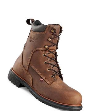 Red Wing DynaForce® 8-inch Men's Safety Boots Brown | ZA 296EBC